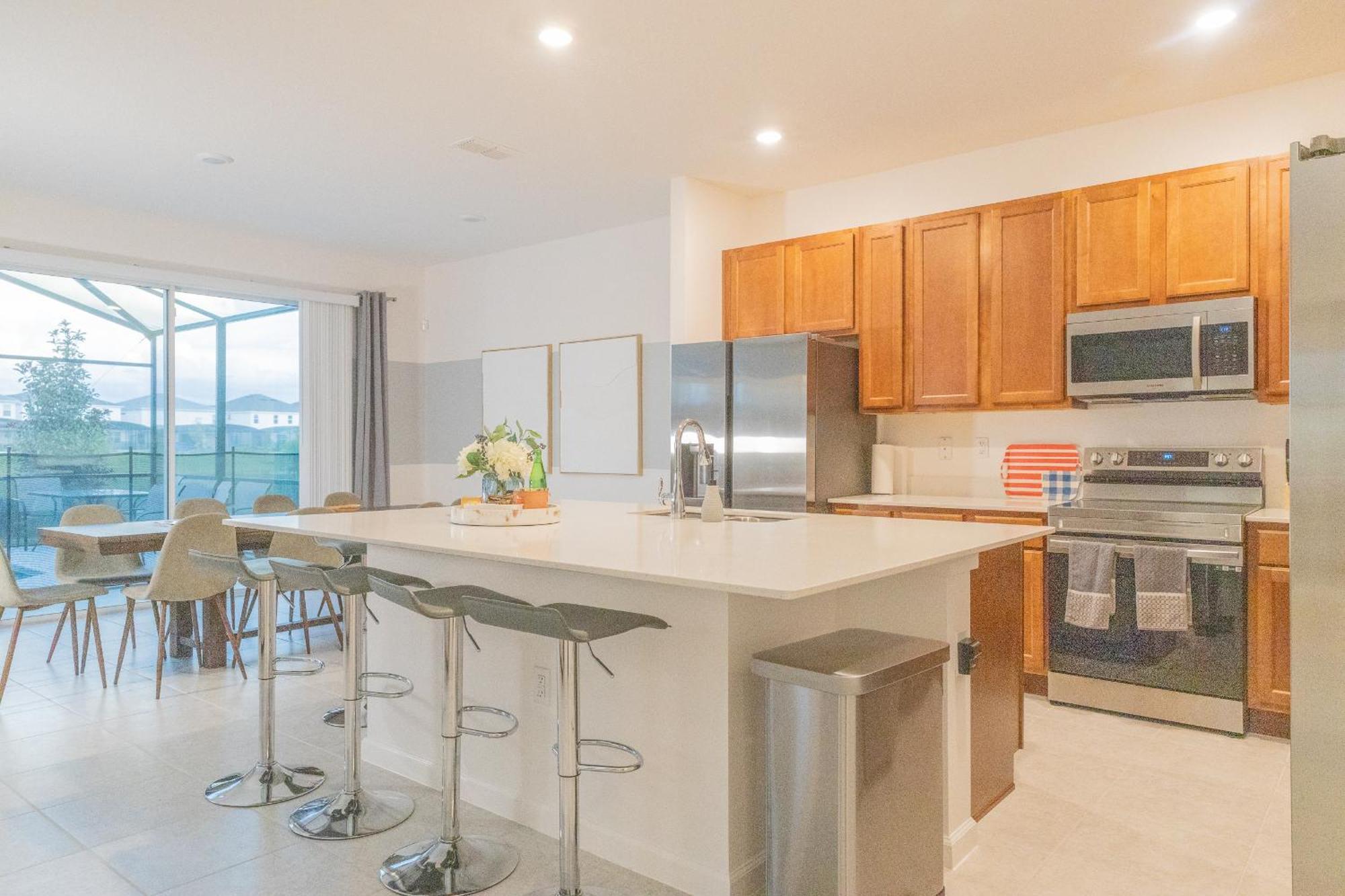 Waterfront Brand New Modern Luxury 8 Bedroom Pool House! Sleeps 16 Kissimmee Ngoại thất bức ảnh